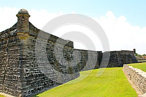 Castillo de San Marcos in St. Augustine, Florida.