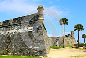 Castillo de San Marcos in St. Augustine, Florida.