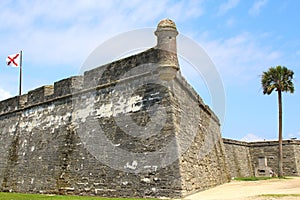 Castillo de San Marcos in St. Augustine, Florida. photo