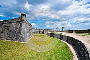 Castillo de San Marcos in St. Augustine, Florida, USA