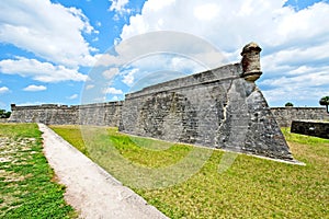 Castillo de San Marcos in St. Augustine, Florida, USA