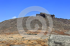 Castillo de Santa Barbara in Lanzarote