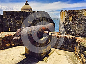 El Morro de Castillo San Felipe Fort in Old San Juan Puerto Rico