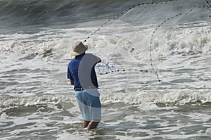 Casting for Bait to chase the Big One