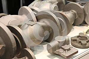 Castings from alloyed and stainless steels. Casting metals photo