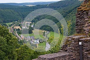 Castle bourscheid,luxembourg