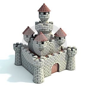 Castle 3d illustration