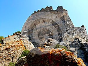 Castle of Acquafredda in Siliqua. Sardinia. Italy