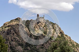 Castle of Acquafredda in South Sardinia