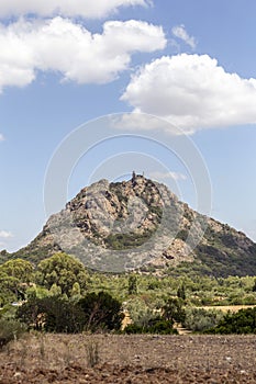 Castle of Acquafredda in South Sardinia