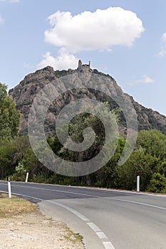 Castle of Acquafredda in South Sardinia