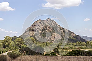 Castle of Acquafredda in South Sardinia