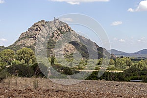 Castle of Acquafredda in South Sardinia