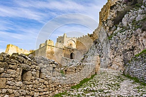 Castle of Acrocorinth, Upper Corinth, the acropolis of ancient Corinth