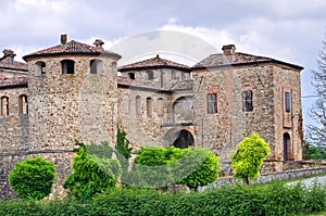 Castle of Agazzano. Emilia-Romagna. Italy.