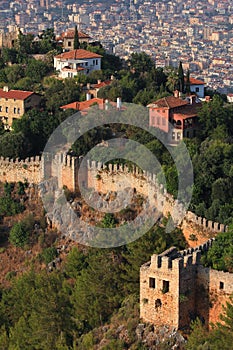 Castle in Alanya.Turkey