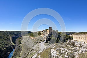 Castle of Alarcon in Cuenca, Spain