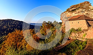 Castle Altdahn in the palatinate forest