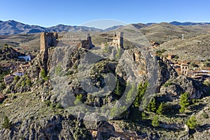 Castle of Arandiga, region of Calatayud Zaragoza spain photo