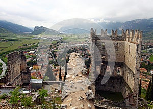 Castle of Arco and panoramic view of Arco photo