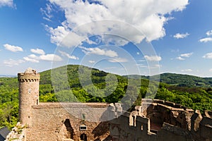 Castle Auerbach in spring
