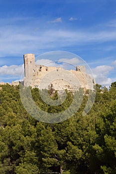 Castle of Ayab in Calatayud, Zaragoza province,