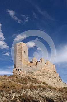 Castle of Ayab in Calatayud, Zaragoza province, photo