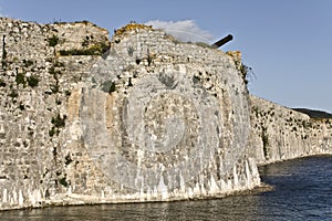 Castle of Ayia Mavra at Lefkada, Greece