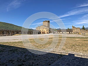Castle of AÃÂ­nsa in the municipality of AÃÂ­nsa-Sobrarbe, province of Huesca photo