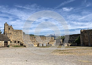 Castle of AÃÂ­nsa in the municipality of AÃÂ­nsa-Sobrarbe, province of Huesca photo