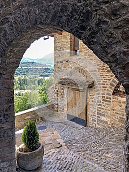 Castle of AÃÂ­nsa in the municipality of AÃÂ­nsa-Sobrarbe, province of Huesca photo