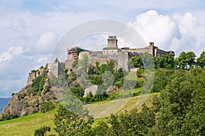 Castle of Bardi. Emilia-Romagna. Italy.