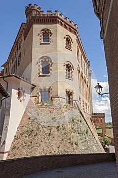 The castle of Barolo, Piedmont.