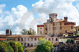 The castle of Barolo Piedmont, Italy