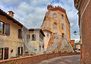 Castle of Barolo. Piedmont, Italy.