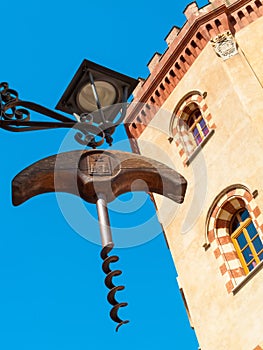 The castle of Barolo, Piedmont, Italy