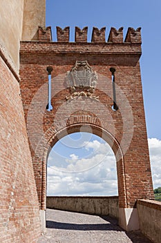 The castle of Barolo, Piedmont.