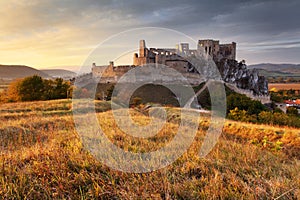 Castle Beckov in Slovakia