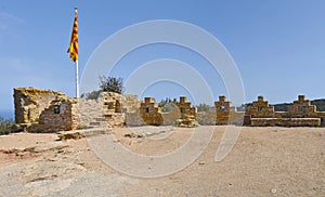 Castle of Begur in Costa Brava Catalonia