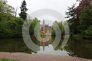 Castle Belgium Europe Doolhof Loppem photo