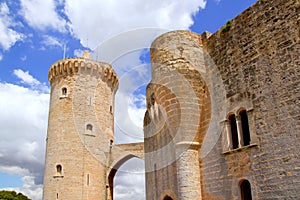 Castle Bellver in Majorca at Palma of Mallorca photo