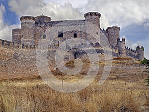 Castle of Belmonte, Cuenca, Spain photo