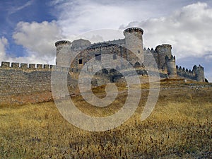 Castle of Belmonte, Cuenca, Spain photo