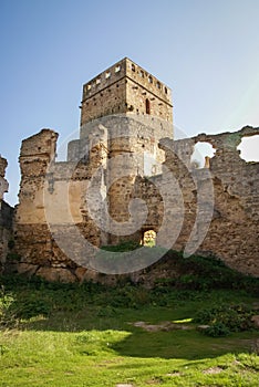 Castle at Belvis de Monroi, Estremadura, Spain photo