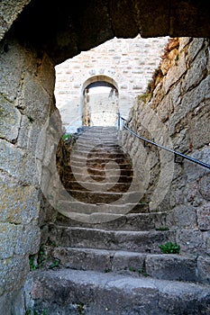Castle of Bernstein in Alsace