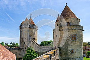 Castle of Blandy in the Seine-et-Marne department - France photo