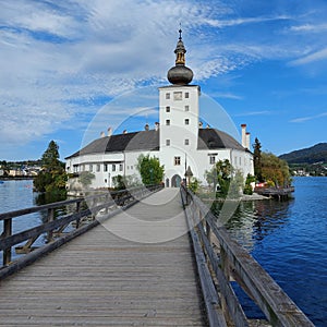 Castle by the blue lake