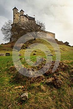 Castle in Bobolice Poland