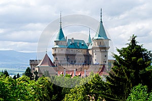 Zámok Bojnice, stredná Európa, Slovensko