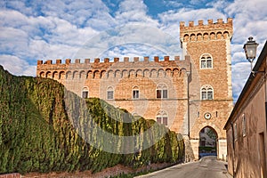 Castle of Bolgheri in Tuscany, Italy